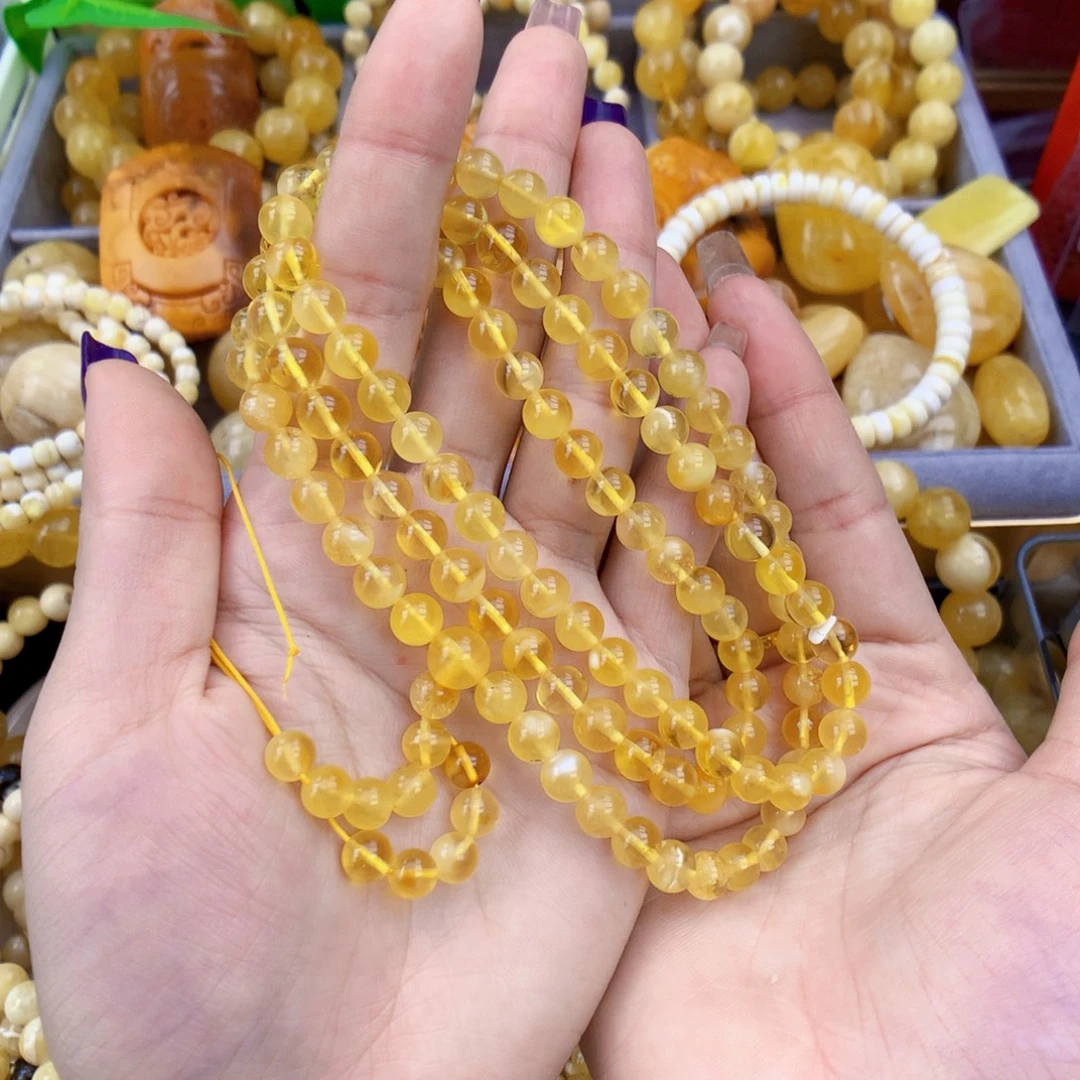 琥珀未镶嵌珠宝奇石6.8全品