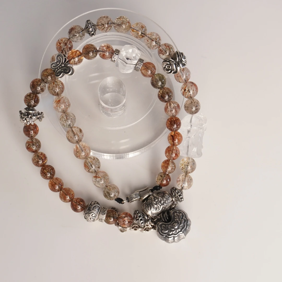 「运开时态」水晶手串 白水晶 白水扎基拉姆