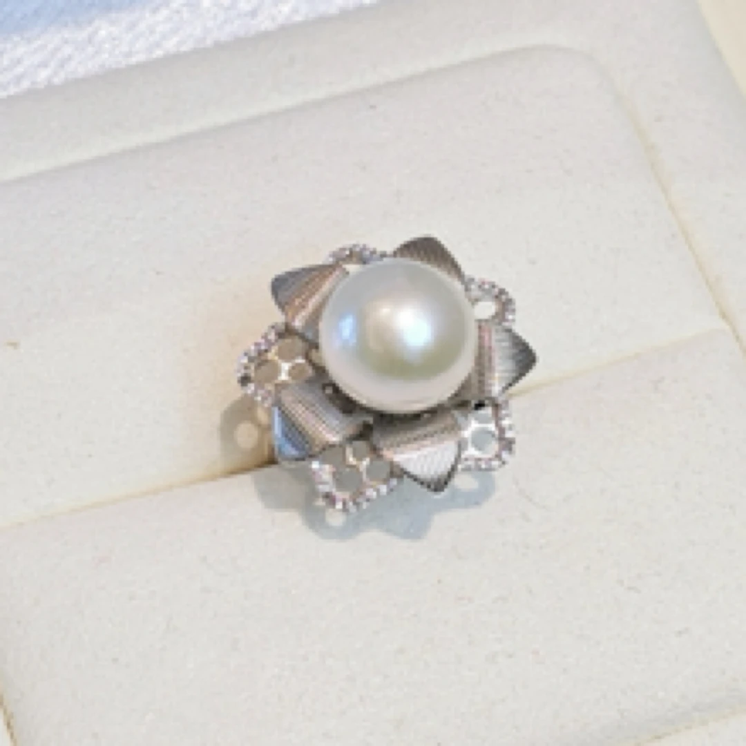 【花漾】春日珠宝天然淡水珍珠戒指细腻高光高亮11-12mm