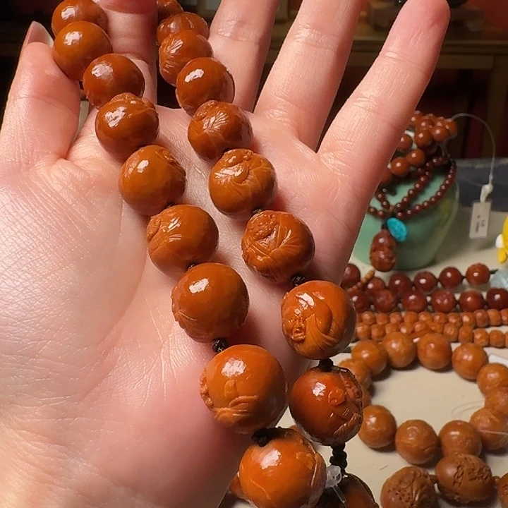 徽***章手串/手链橄榄核手工罗汉