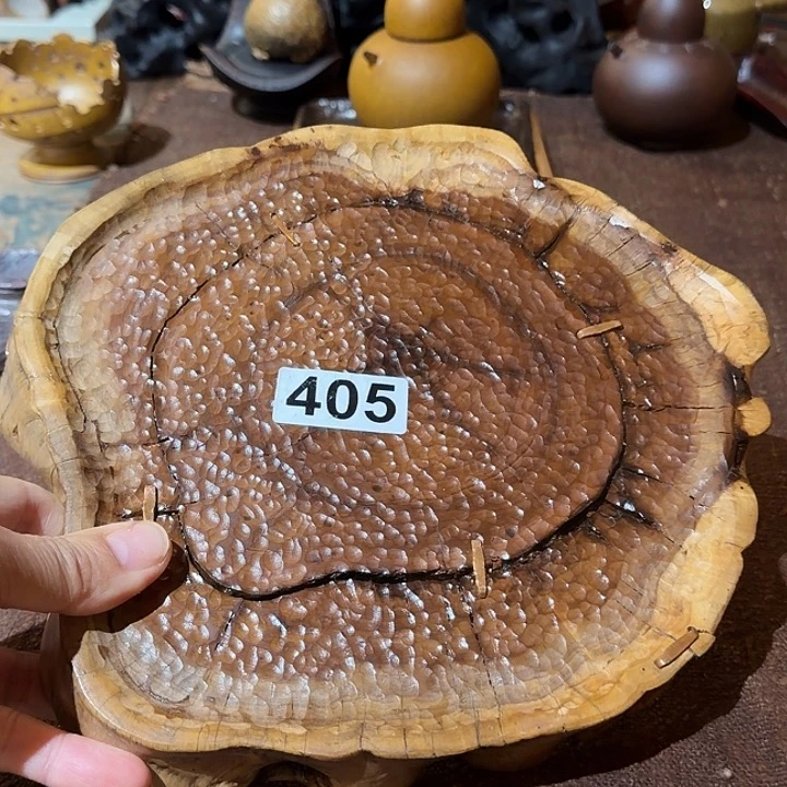 玲姐茶具枣木干泡壶承