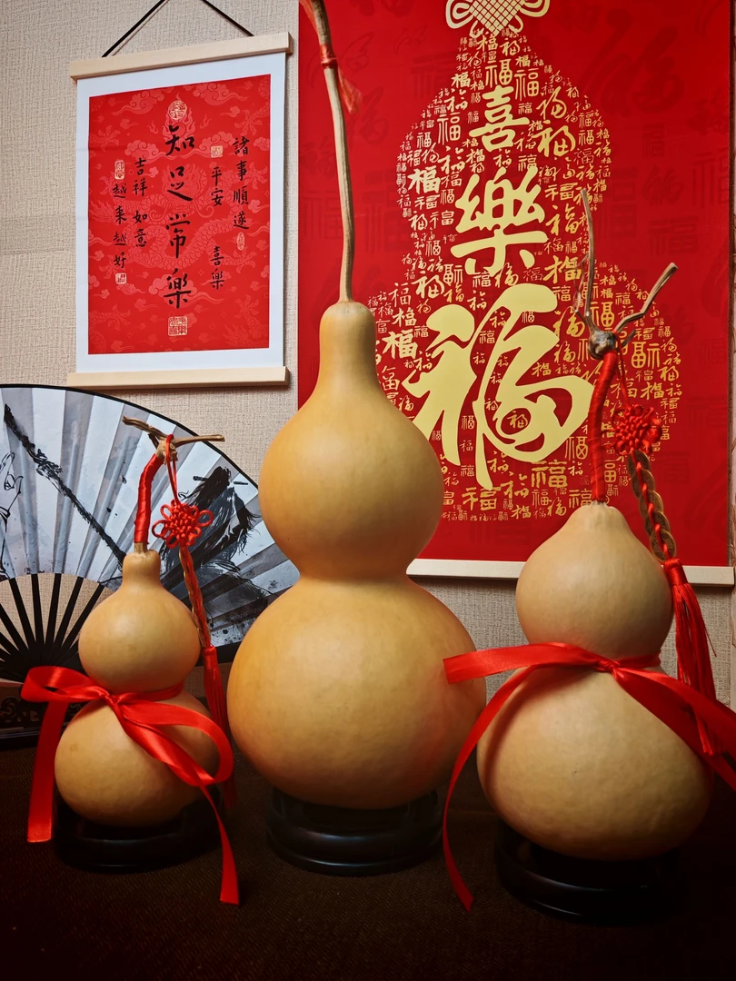 天然葫芦摆件一物一拍乔迁新居客厅玄关入户门专属链接