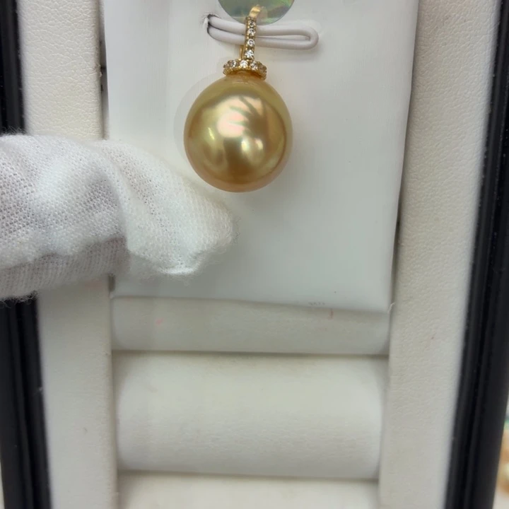 银S925镶嵌颈饰海水珍珠