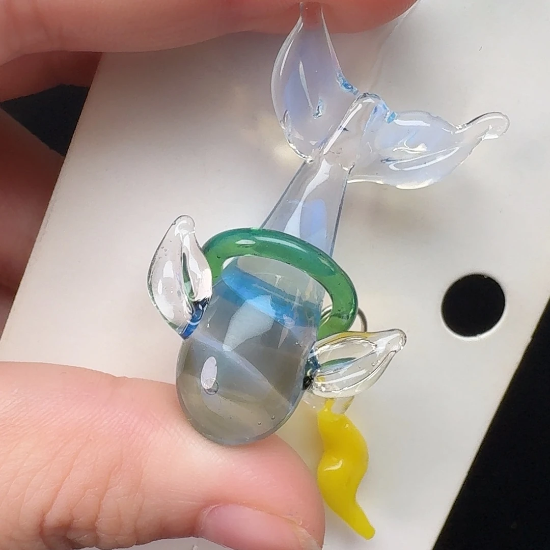 颈饰玻璃手工烧制琉璃36
