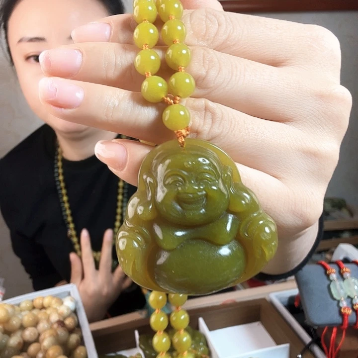 岫玉吊坠(赠链)未镶嵌