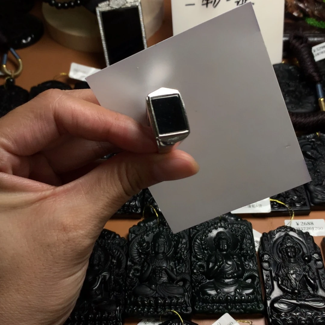 翡翠未镶嵌颈饰天然缅甸a货钢琴黑挂件