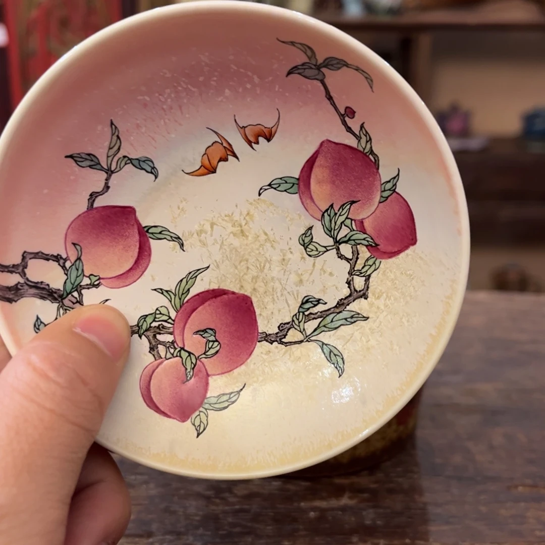 柴烧手工手绘陶瓷