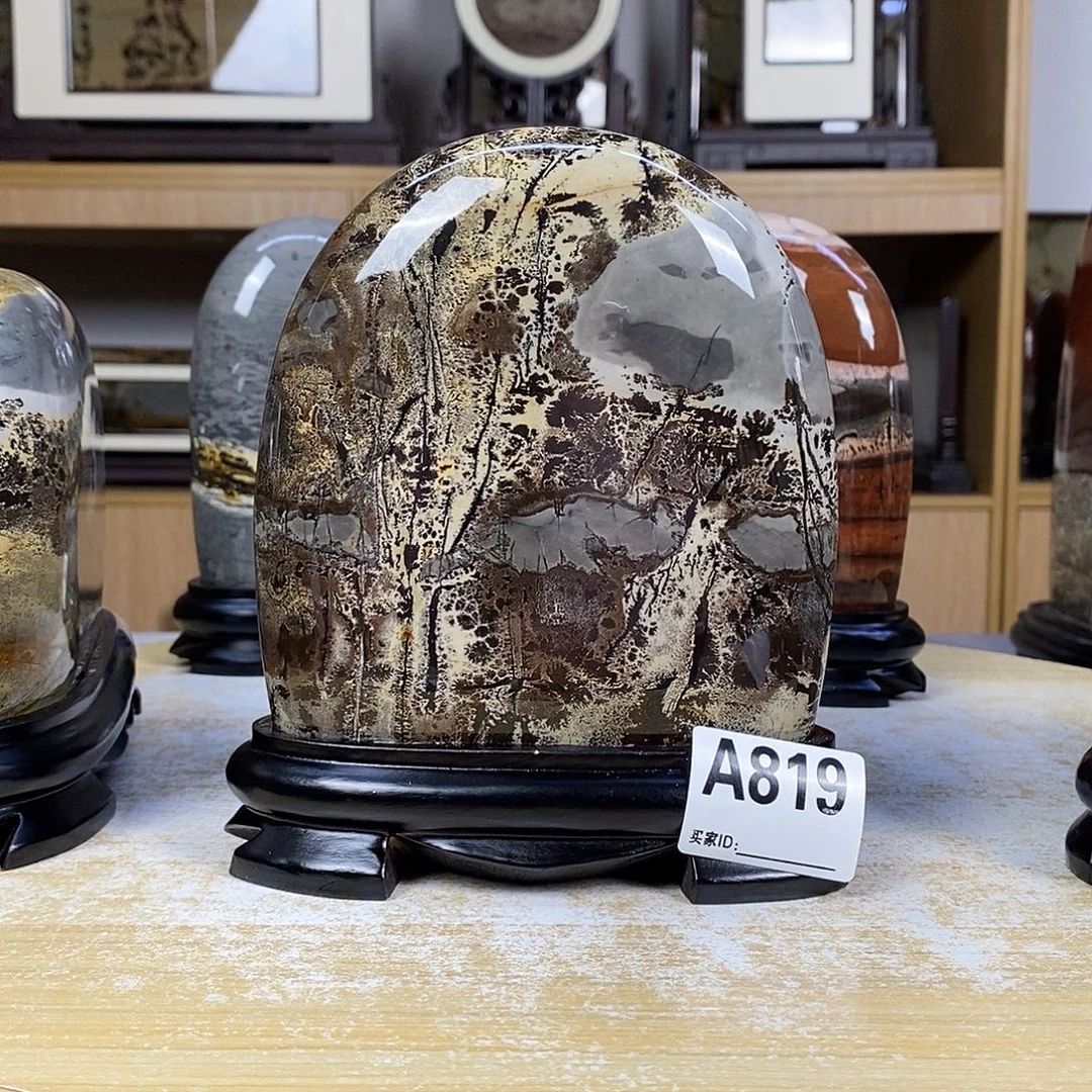 昌化石印石广西国画石摆件