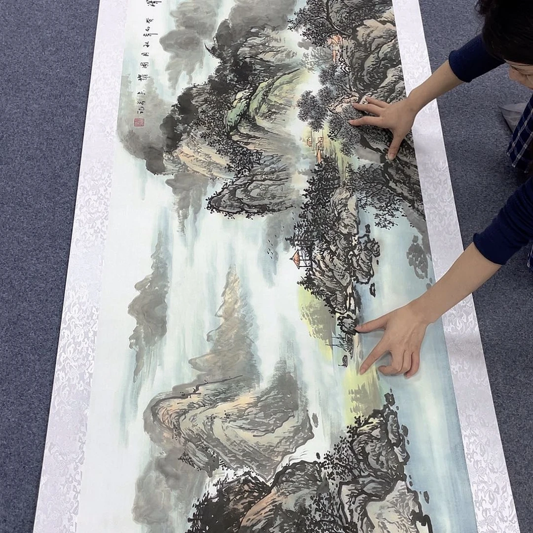 国画作品小姐姐放漏…