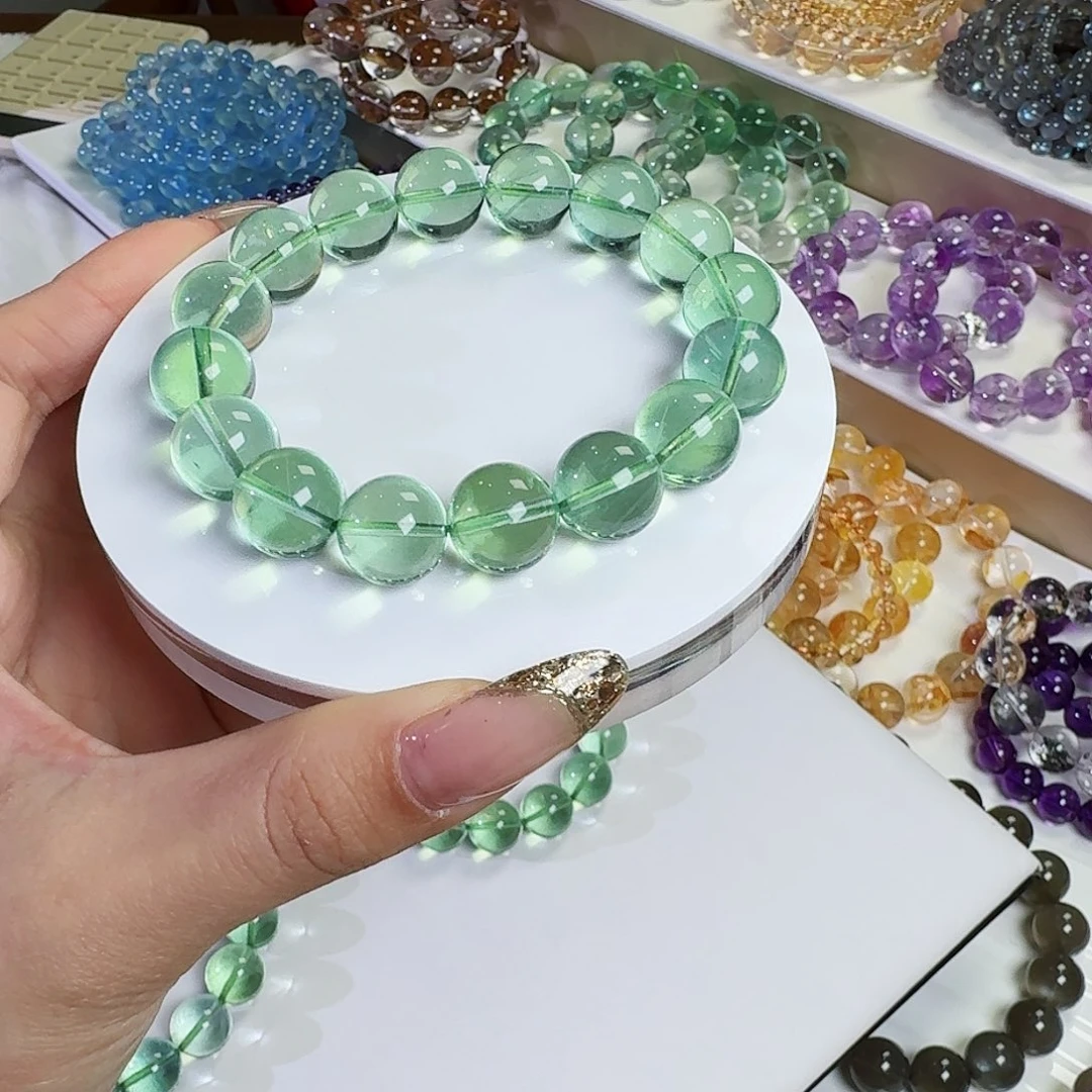 水晶手链未镶嵌幕***人绿莹石13