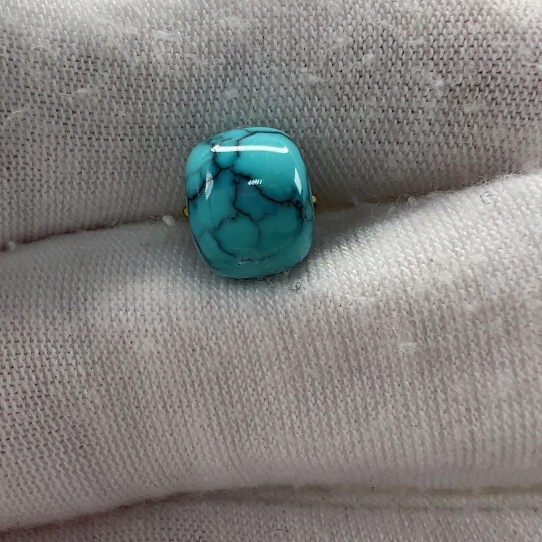 未镶嵌绿松石老型珠8.8x7.3mm