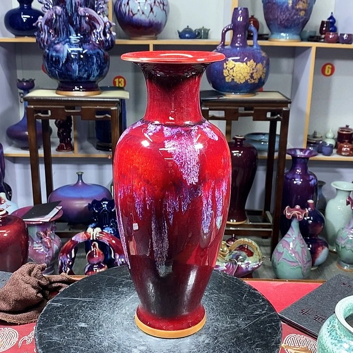 瓶中国神垕精品钧瓷