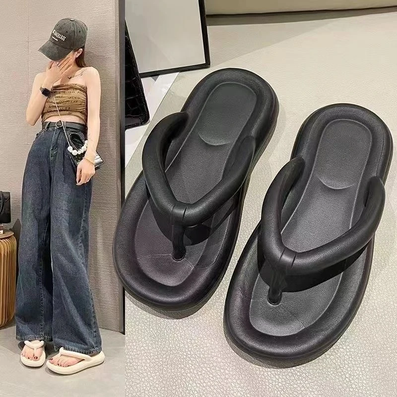 夏季新款EVA人字拖鞋外穿软底休闲夹脚凉拖鞋人字拖拖鞋女鞋外穿