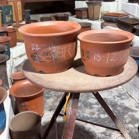 紫砂花盆源头工厂清仓处理36号