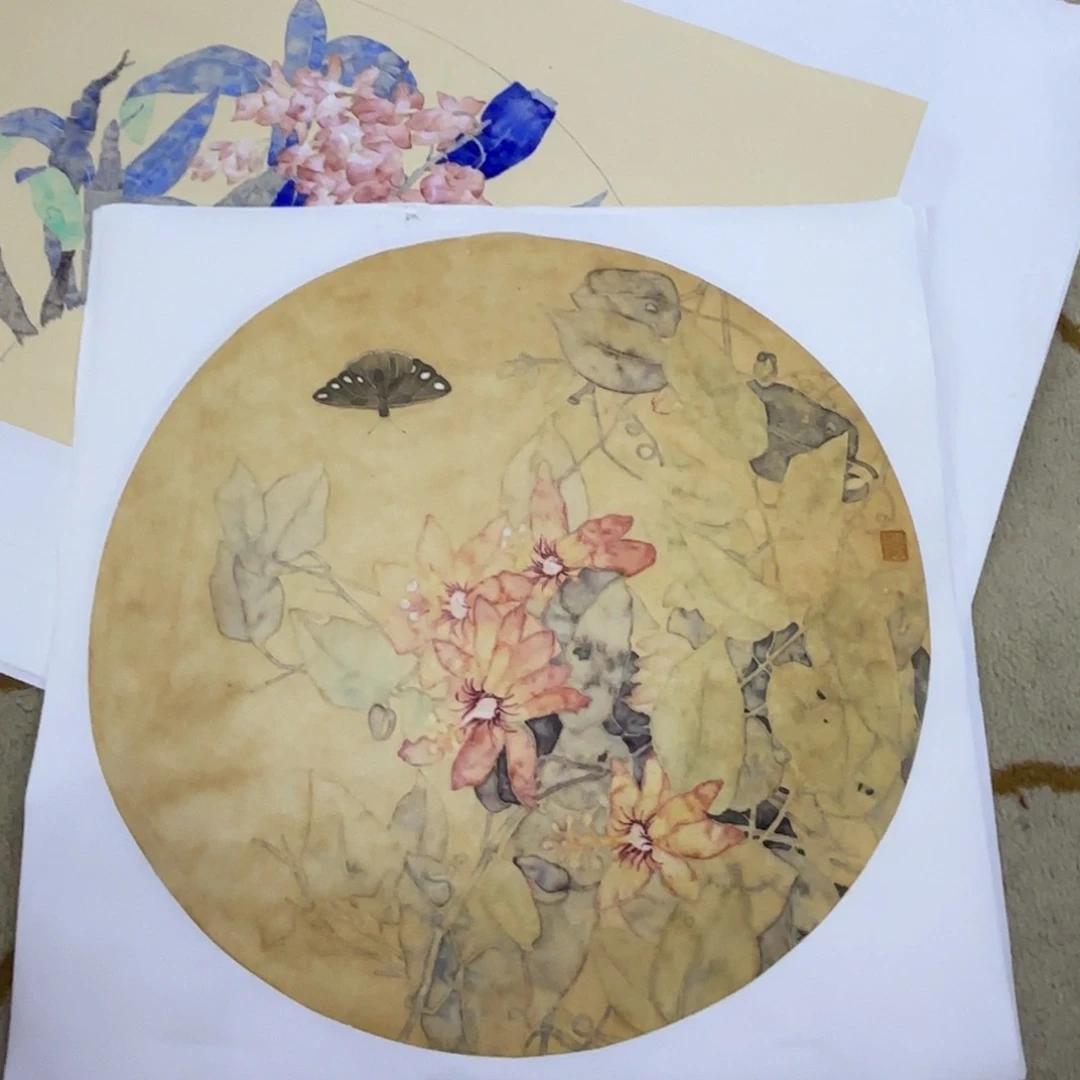 国画国画老师作品刘