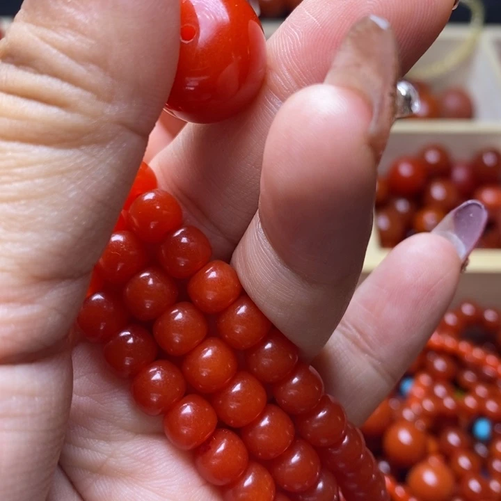 南红玛瑙手链未镶嵌等