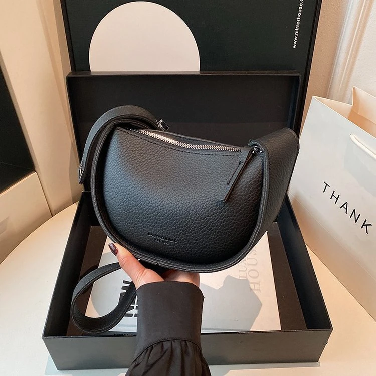 【Disen迪奢专属】轻奢时尚女士手提包斜挎包-8-月亮包