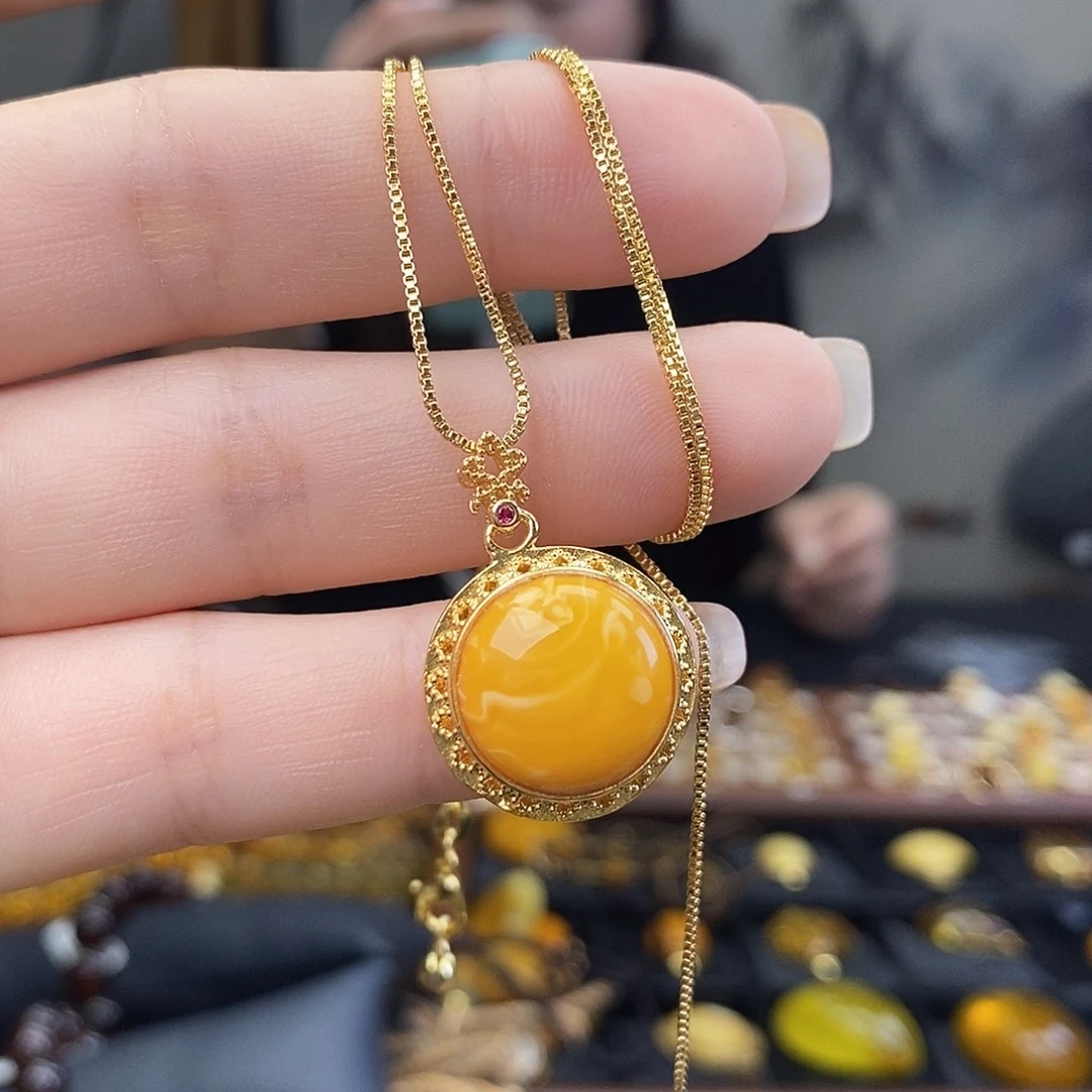 琥珀未镶嵌裸石成品