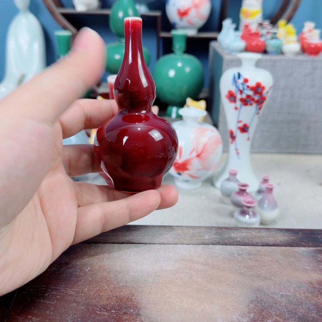 陶瓷手工小花器摆件