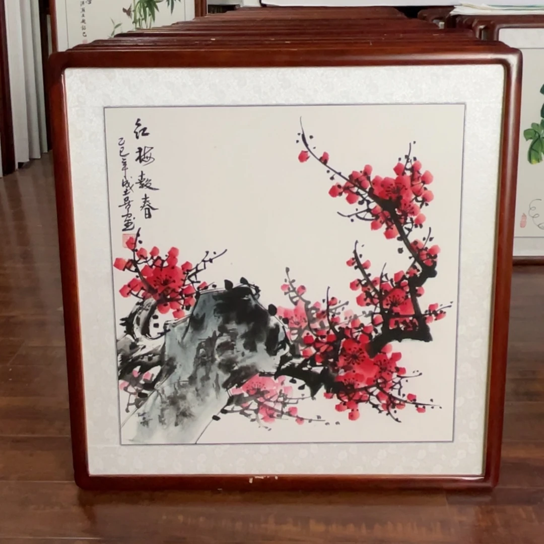 国画带框尺寸63*63厘米