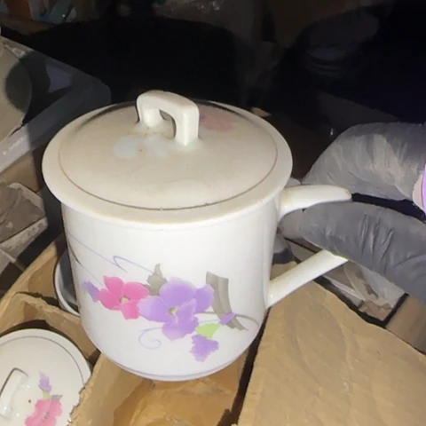 瓷片国营厂库存盖杯