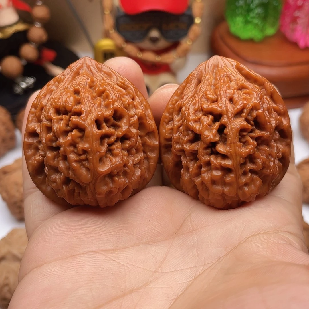 吊坠桃核凤凰台狮子头