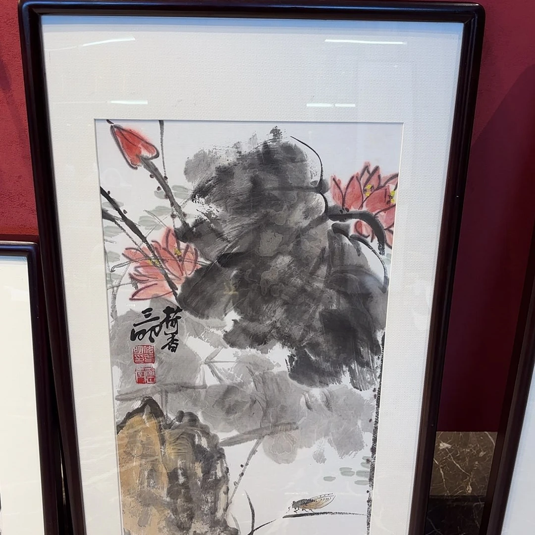 青***孩横款精品书画作品欣赏