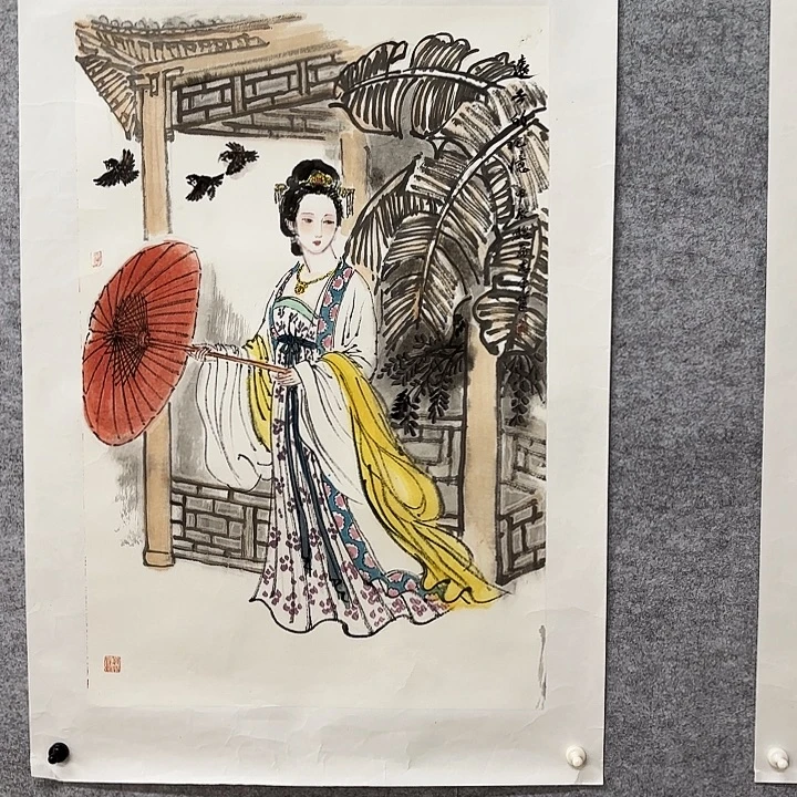 国画花鸟等多种鸟类和鸟类