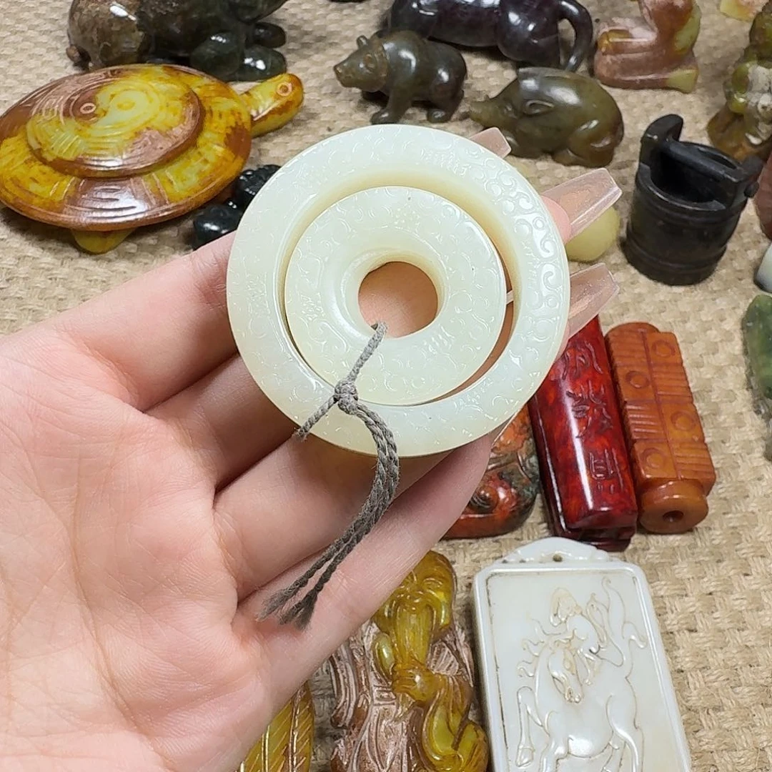 白玉菩提吊坠挂件