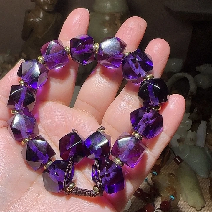 八***_未镶嵌紫晶手链水晶水晶水晶水晶