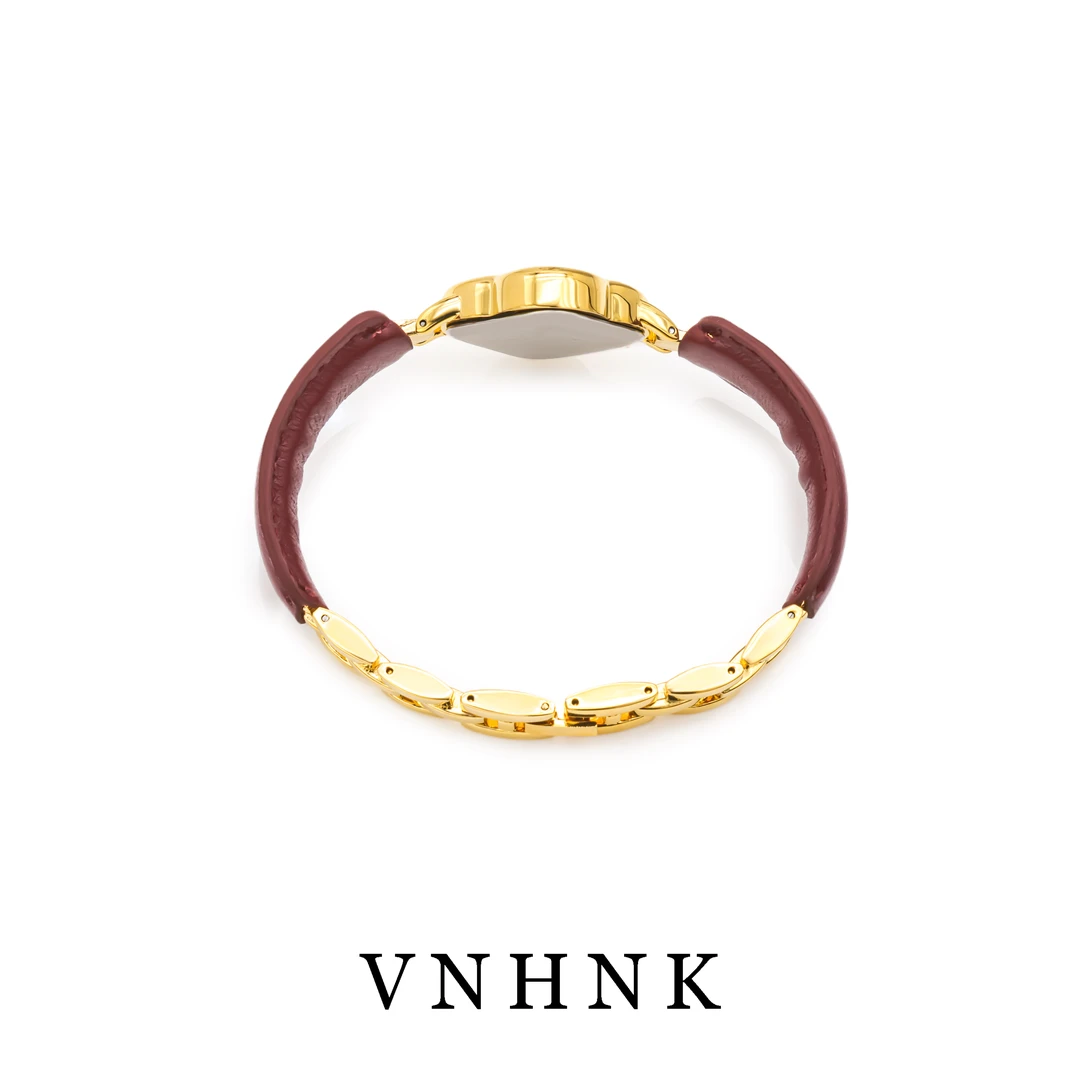 美可儿   M495   安可拉红色(19cm)时尚简约手表