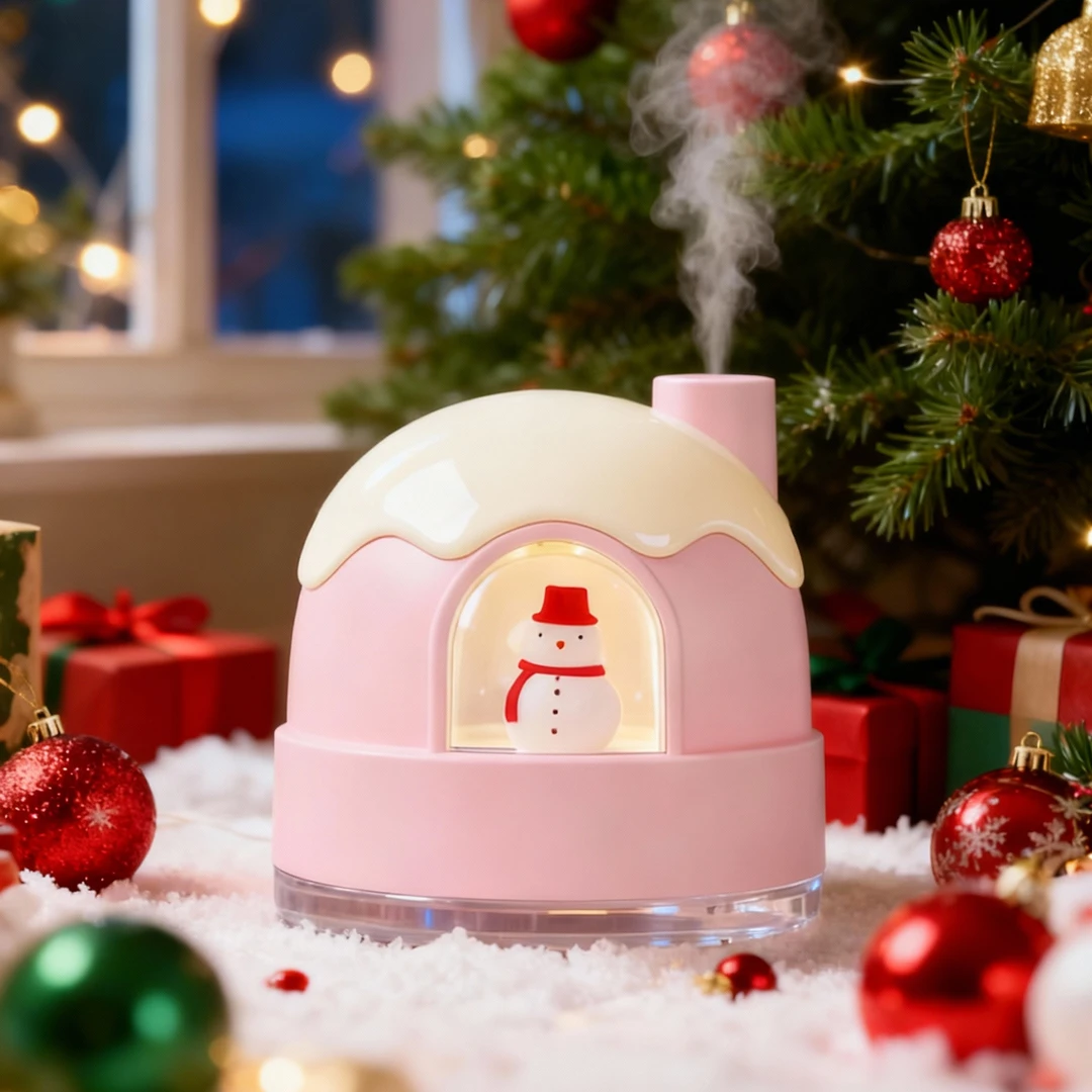 雪屋加湿气小夜灯氛围感装饰灯高级小众生日礼物送朋友新年礼物