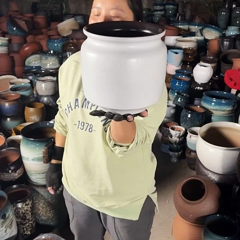 口21高22瑕疵一个盆子。