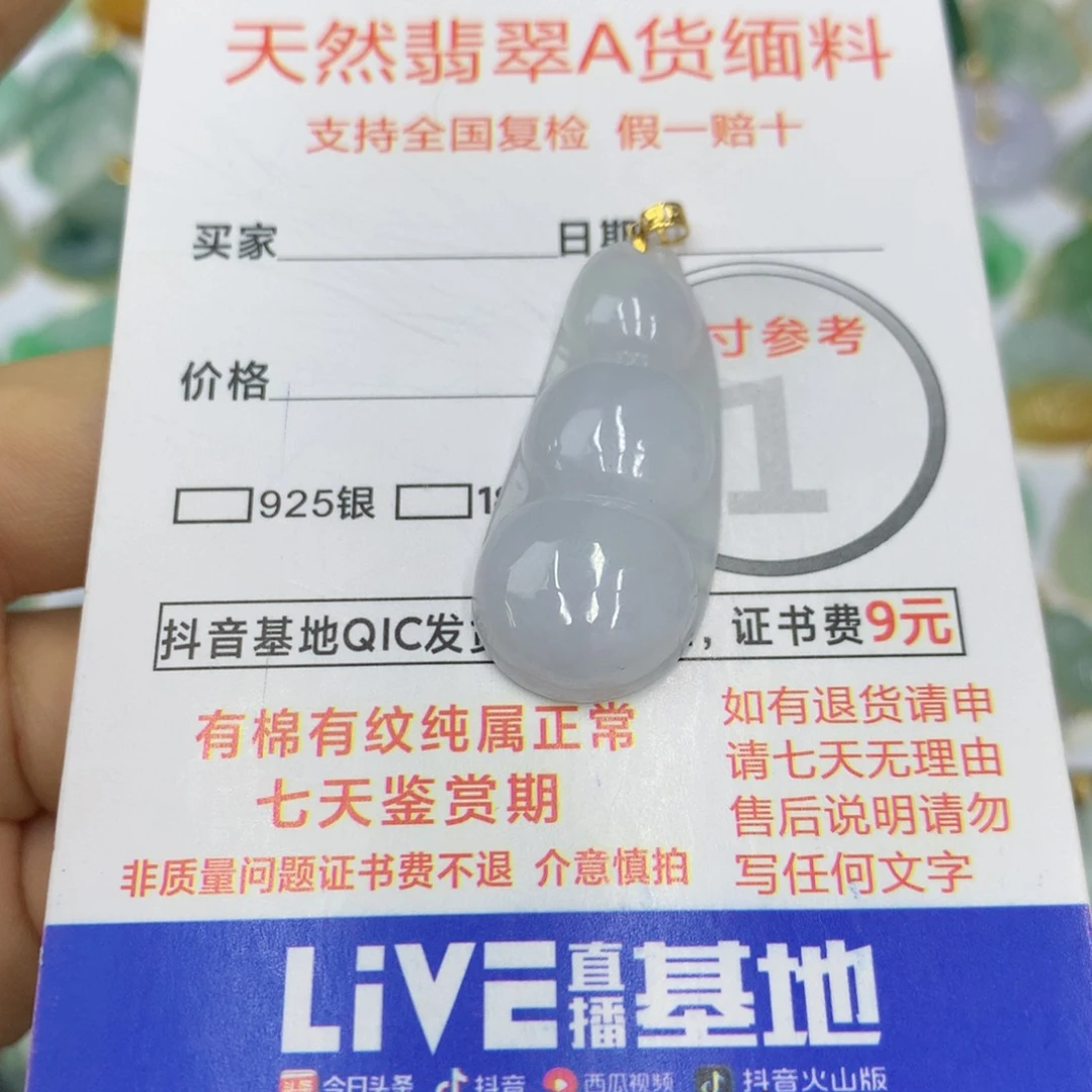 翡翠颈饰未镶嵌翡翠