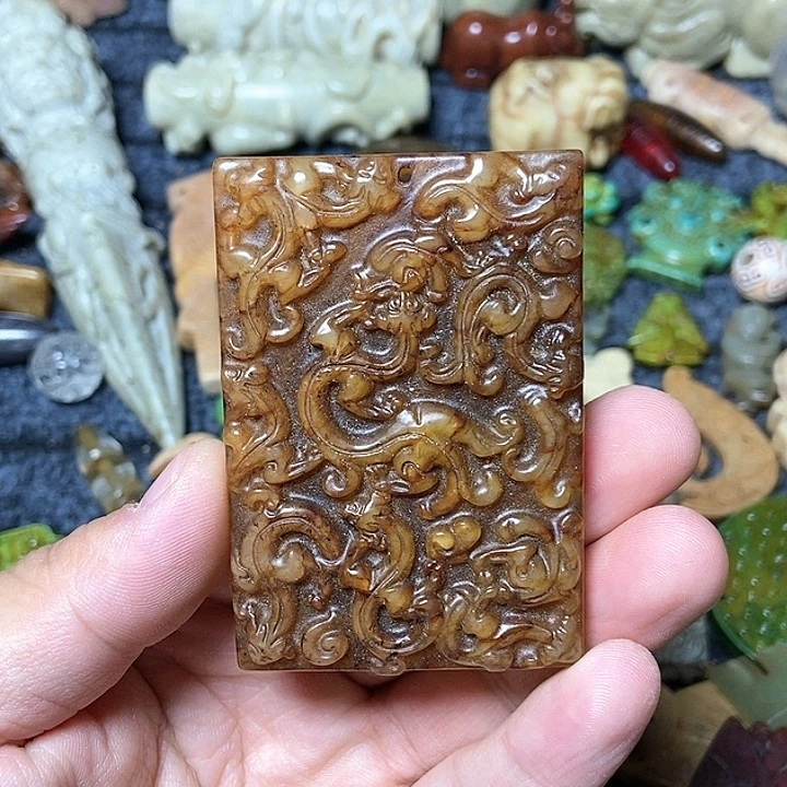 和田玉未镶嵌颈饰127