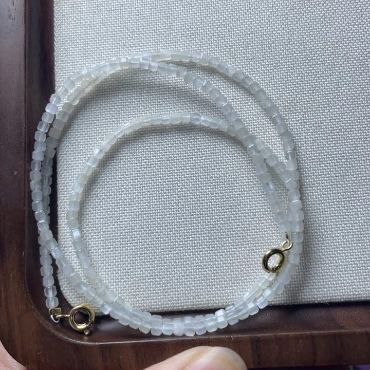 银S925镶嵌手链烟晶