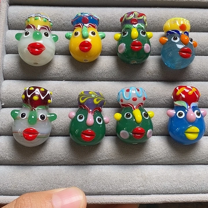 颈饰琉璃随机小胖娃一个