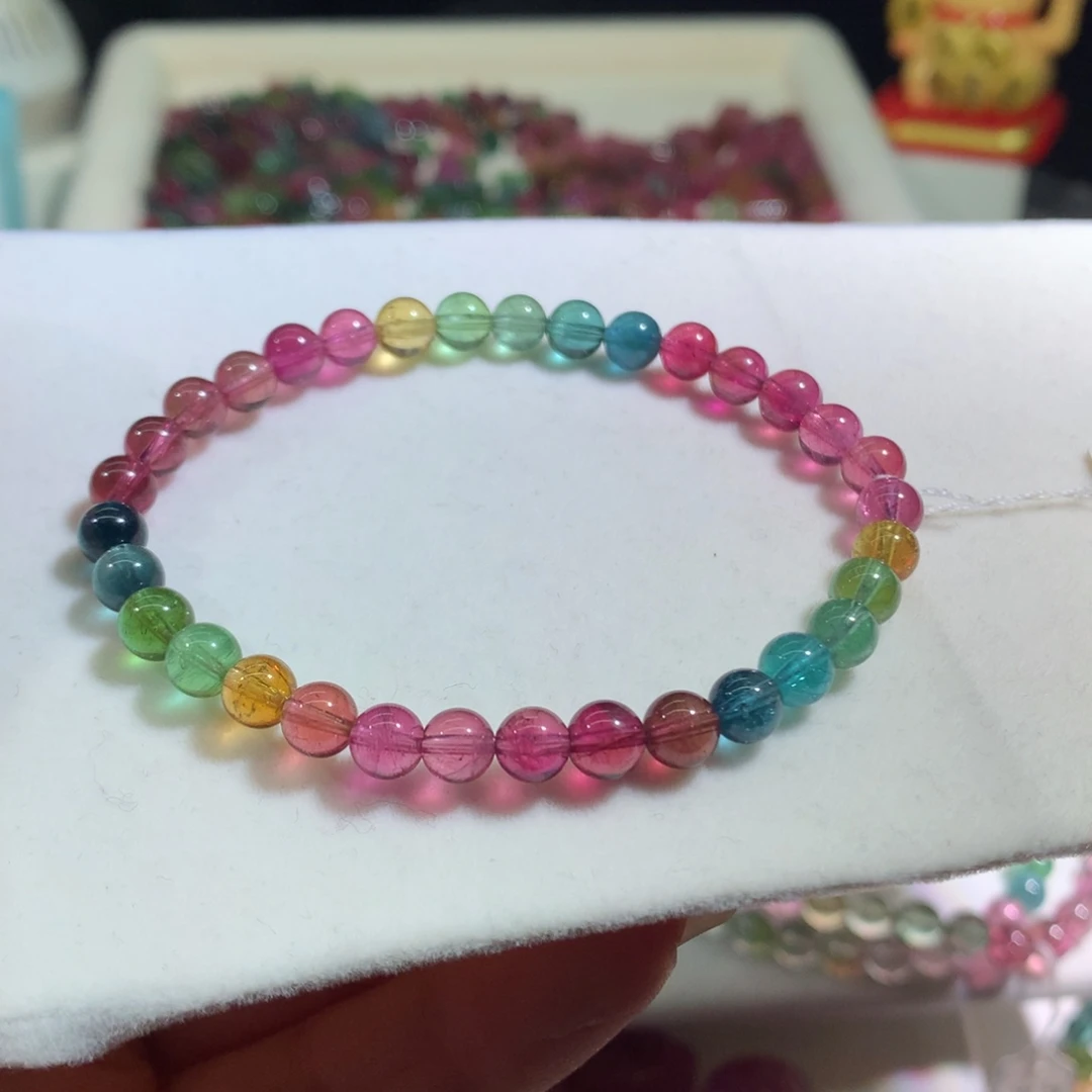 碧玺未镶嵌手链碧玺