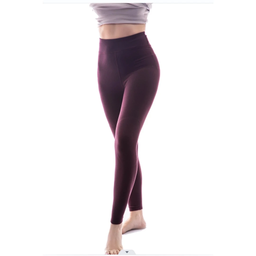 【岳姐姐专属】女士拉卡抽针打底裤加绒单层高腰显瘦冬秋裤55997