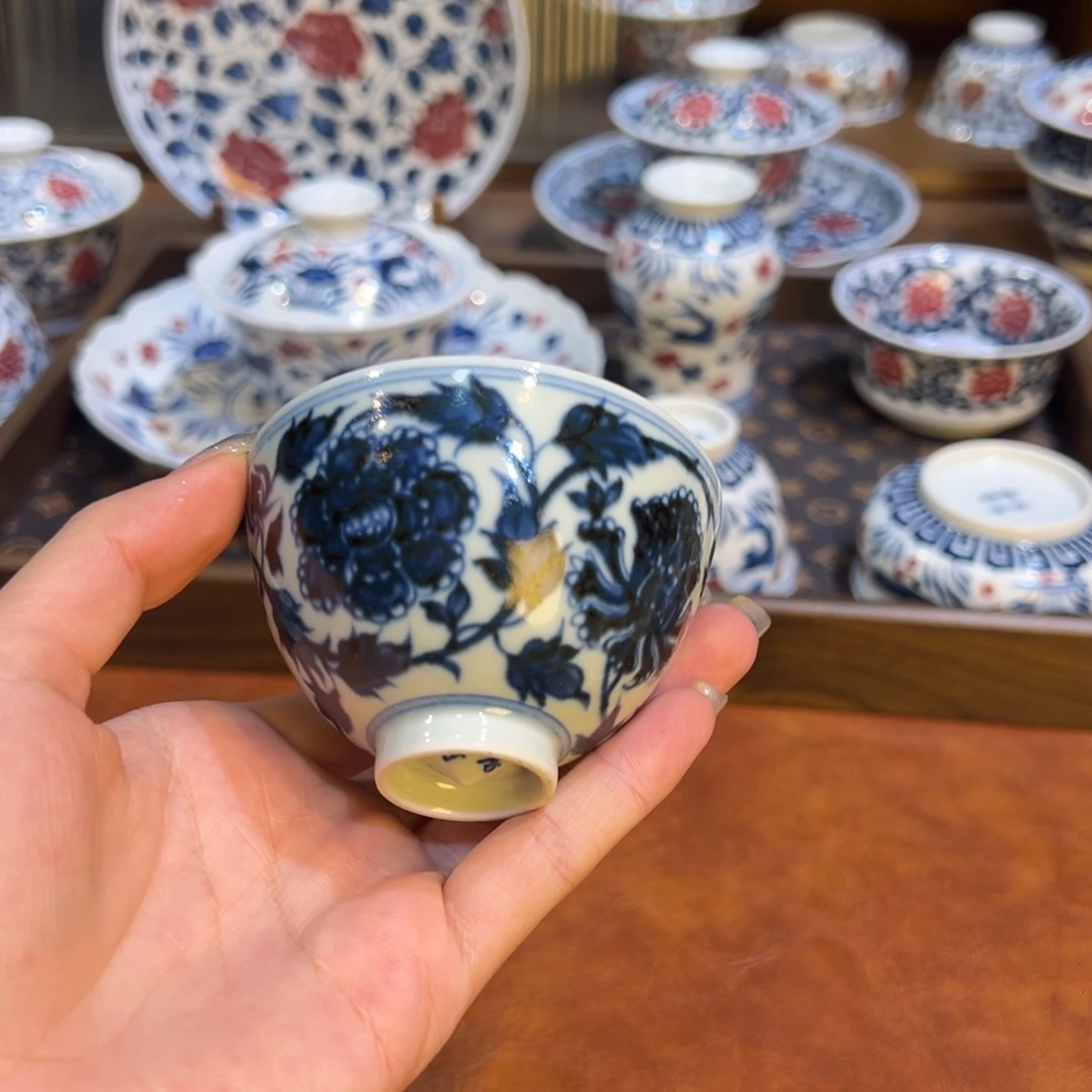 摆件陶瓷景德镇陶瓷茶器百宝箱