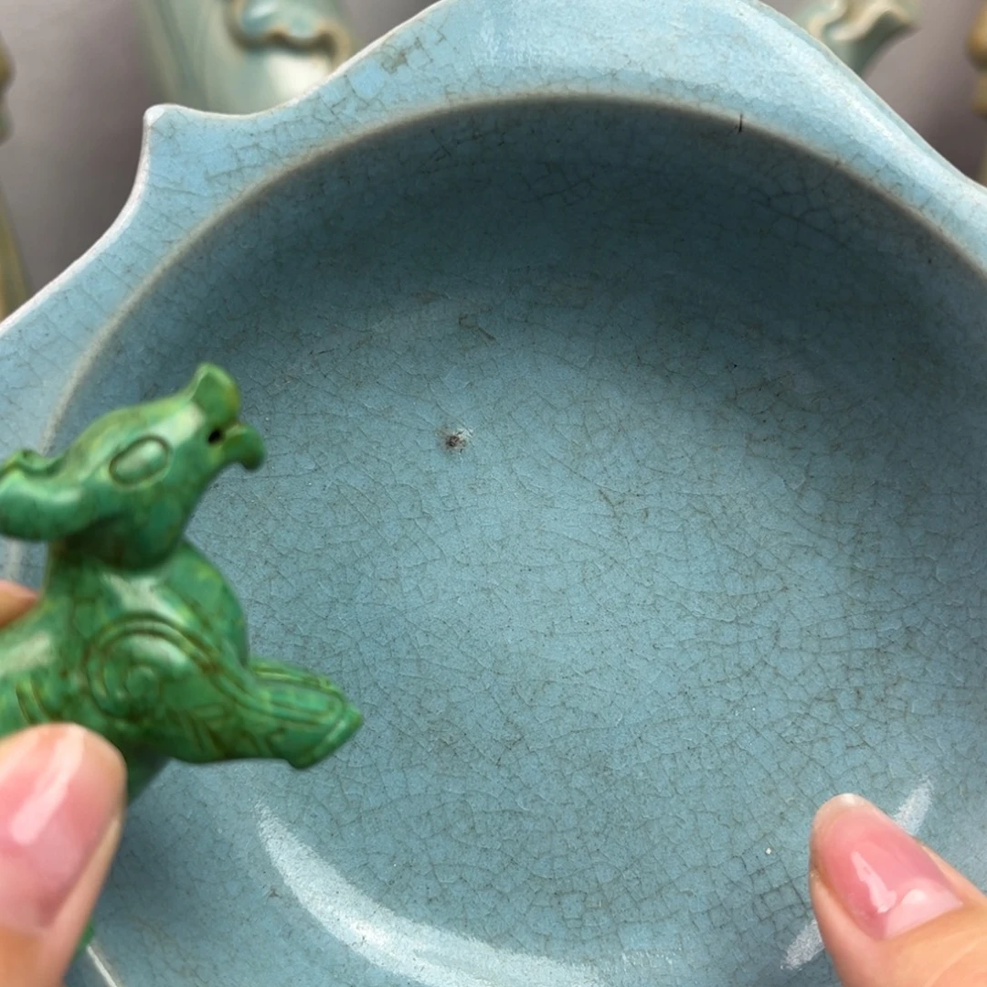 A***蓉摆件瓷器瓷器瓷器