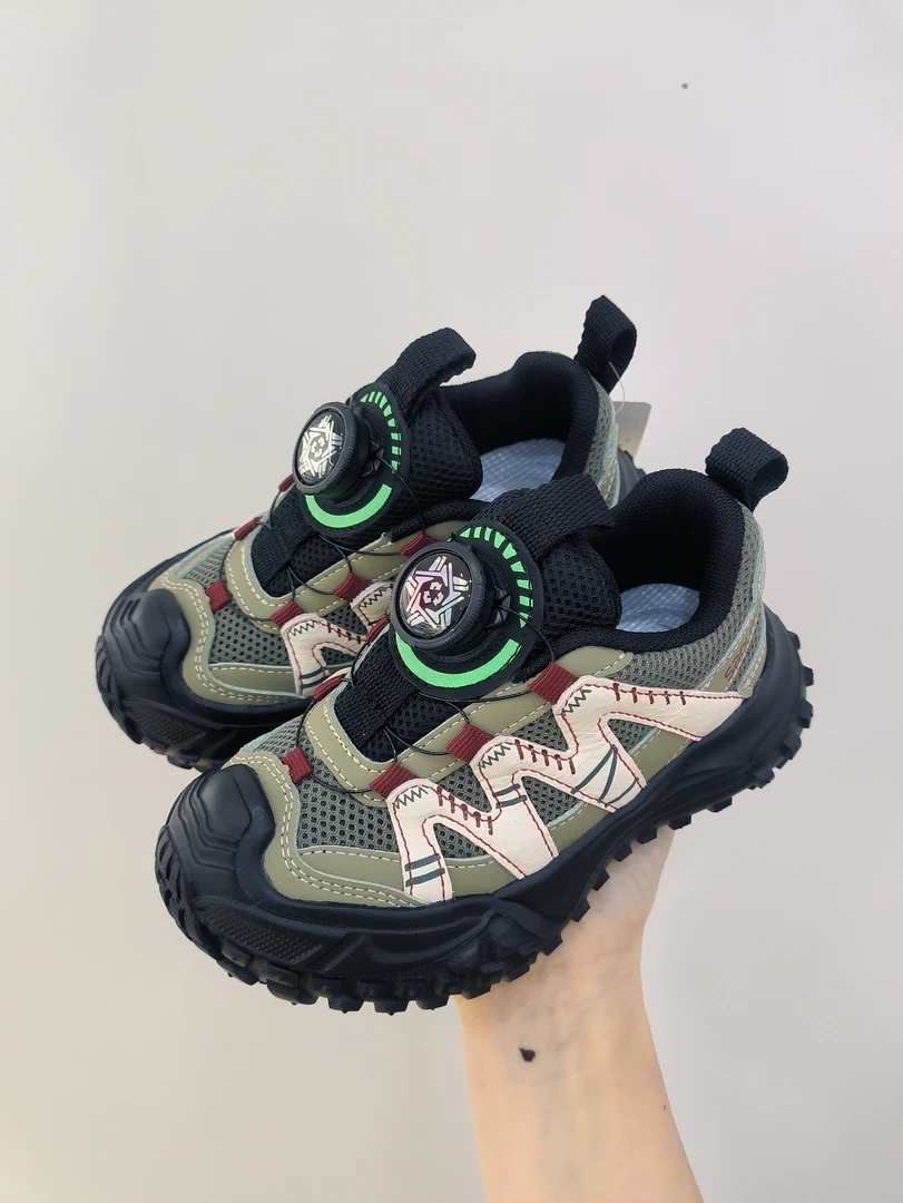 男休闲鞋运动风轻便春季运动鞋男童网面百搭步鞋透气防滑小童