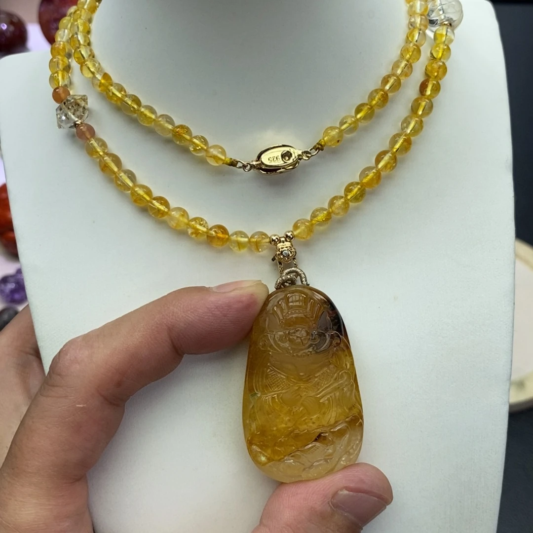 未镶嵌水晶颈饰吊坠