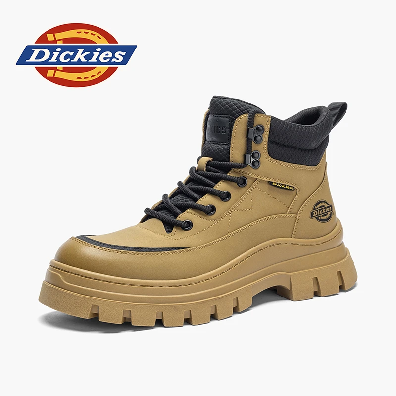 Dickies休闲马丁靴2025冬季新款男鞋英伦风男士百搭时尚工装靴子