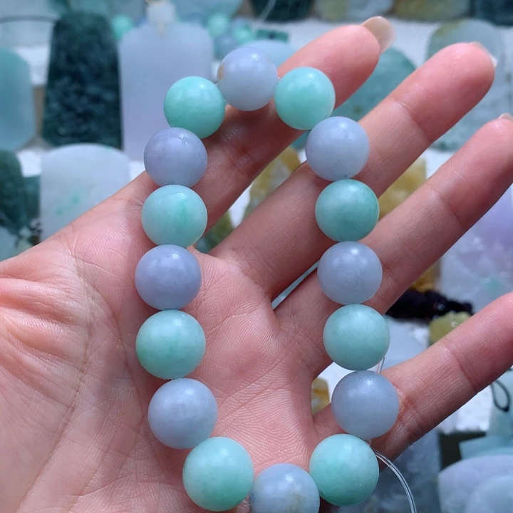 定制翡翠未镶嵌珠串