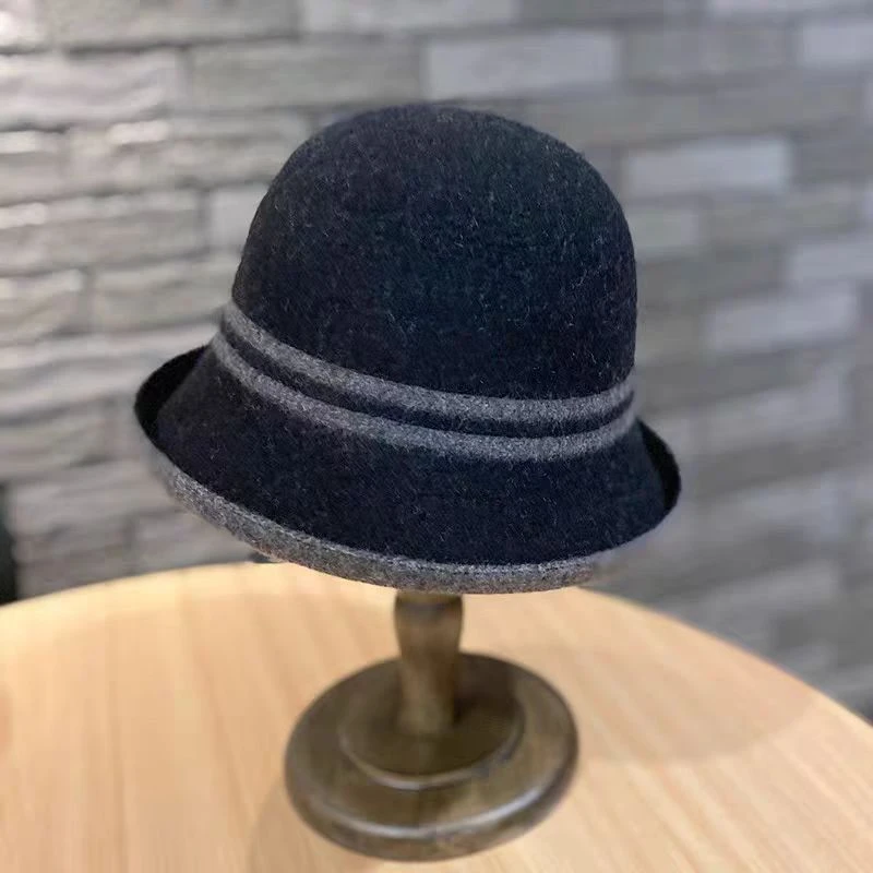 2025新春款内蒙古蒙颂原创设计师款羊毛毡帽礼帽HWD0068