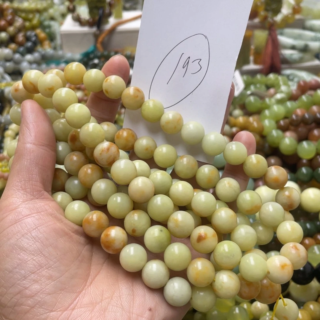 蛇纹石玉手链未镶嵌