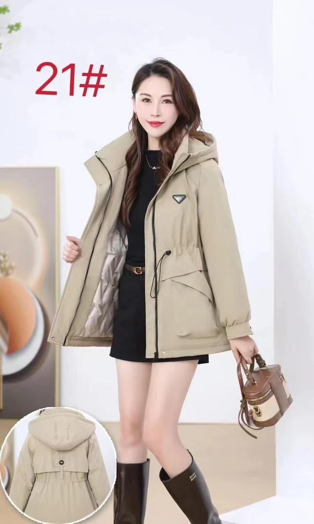 【A610】女士冬季新款时尚气质显瘦高端洋气中长款羽绒棉服