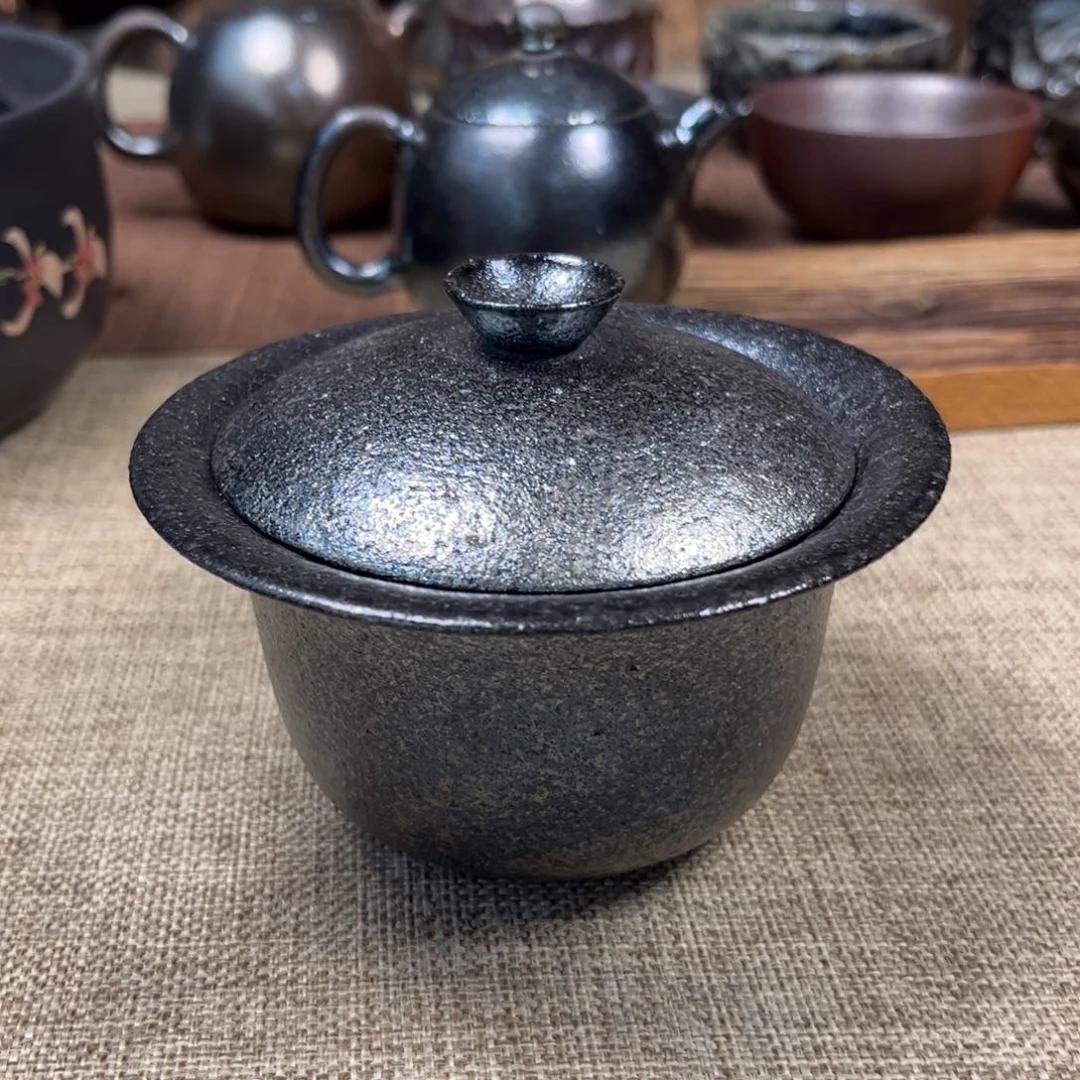 建水紫陶三木柴烧160cc