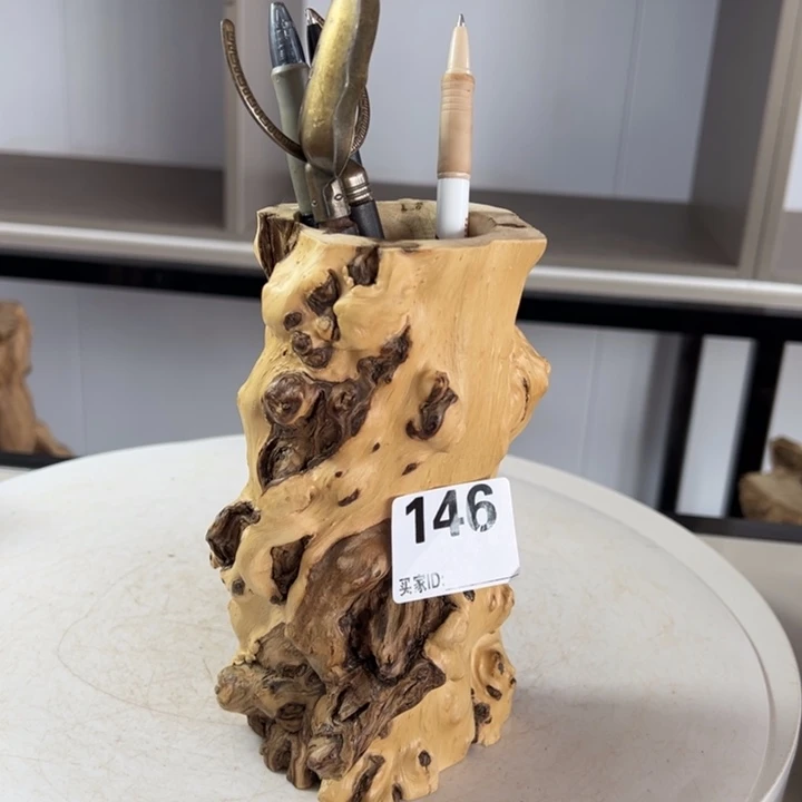 木石榴木吉他茶桶笔筒